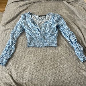 Abercrombie top size xsmall floral design